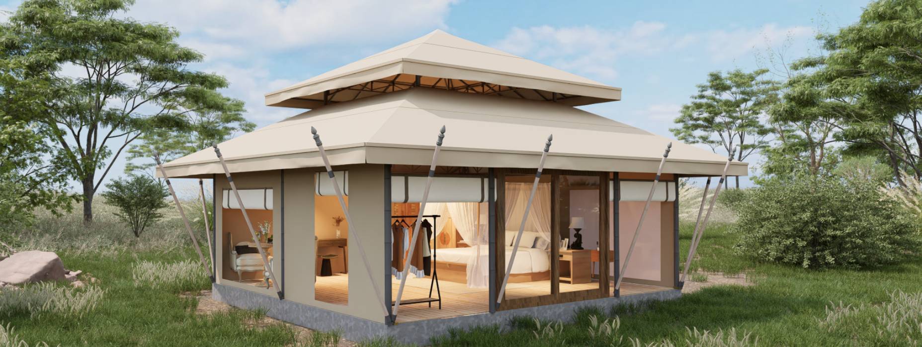 晋江市户外野奢帐篷